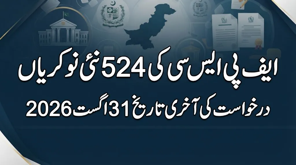 FPSC Announces 524 Federal Government Jobs in Phase-32026