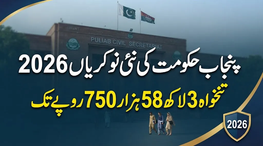 Punjab Government Jobs 2026 Vacancies with Salaries Up to Rs. 358,750 Announced