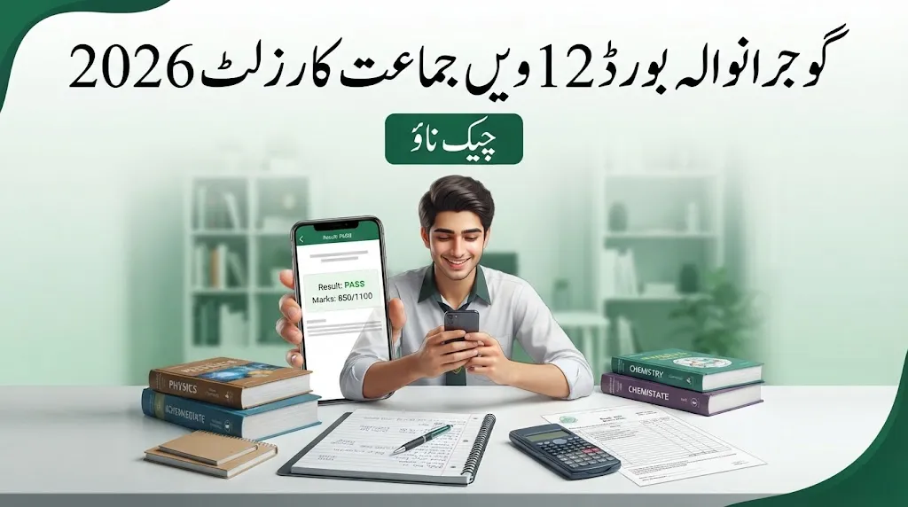 BISE Gujranwala Board 12th Class 2nd Year Result 2026 by Roll Number