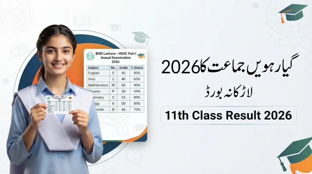 11th Class Result 2026 Larkana Board – Check 1st Year Result Online