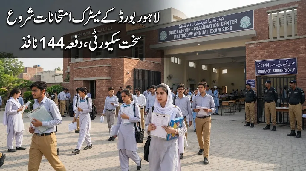 BISE Lahore Matric 2nd Annual Exams 2026 Begin Across Examination Centers