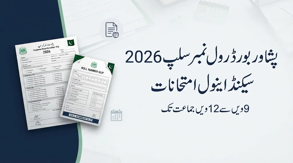 BISEP Peshawar Roll Number Slip 2026 Check 2nd Annual Exam Details