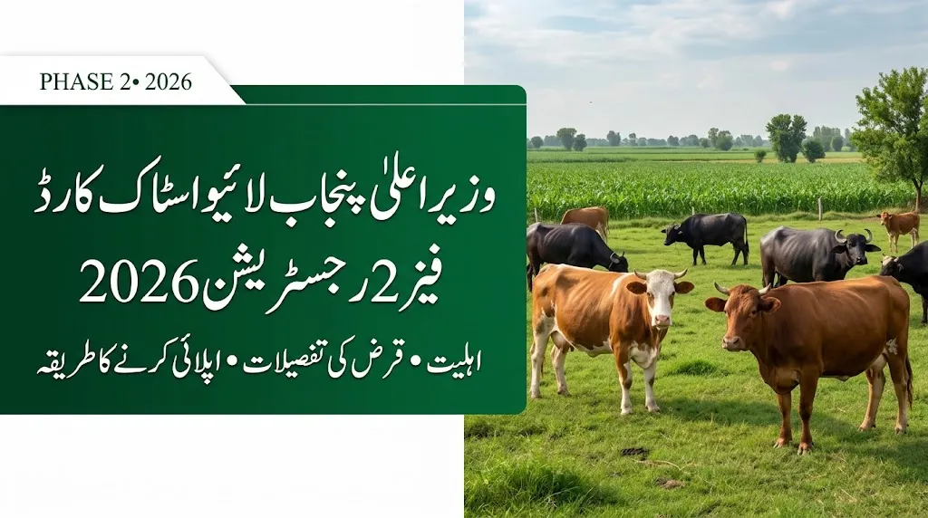 CM Punjab Livestock Card 2026 Phase 2 Apply Online