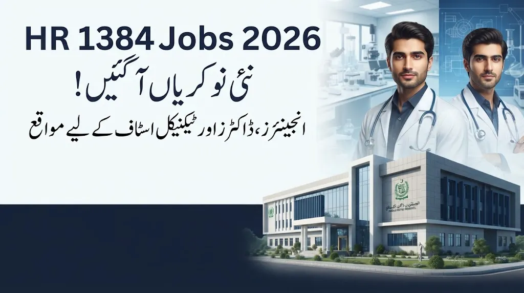 HR 1384 Jobs 2026 Announced for Engineers, Doctors & Technicians