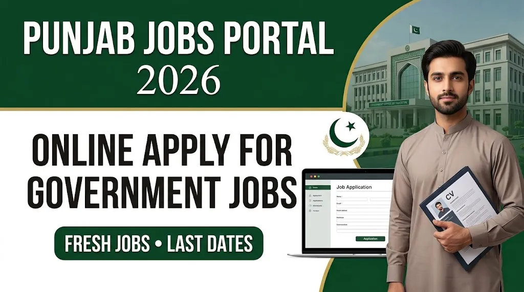 Punjab Jobs Portal 2026 Login, Online Apply, Latest Vacancies and Last Dates