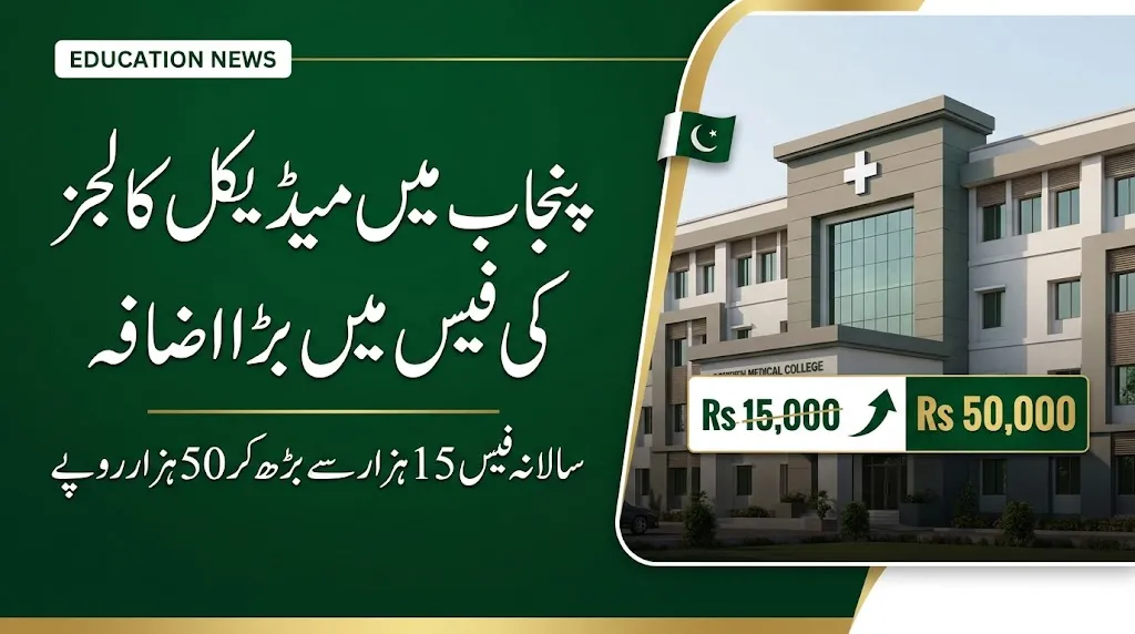 Punjab Medical College Fees Increased to Rs 50,000 Per Year in 2026