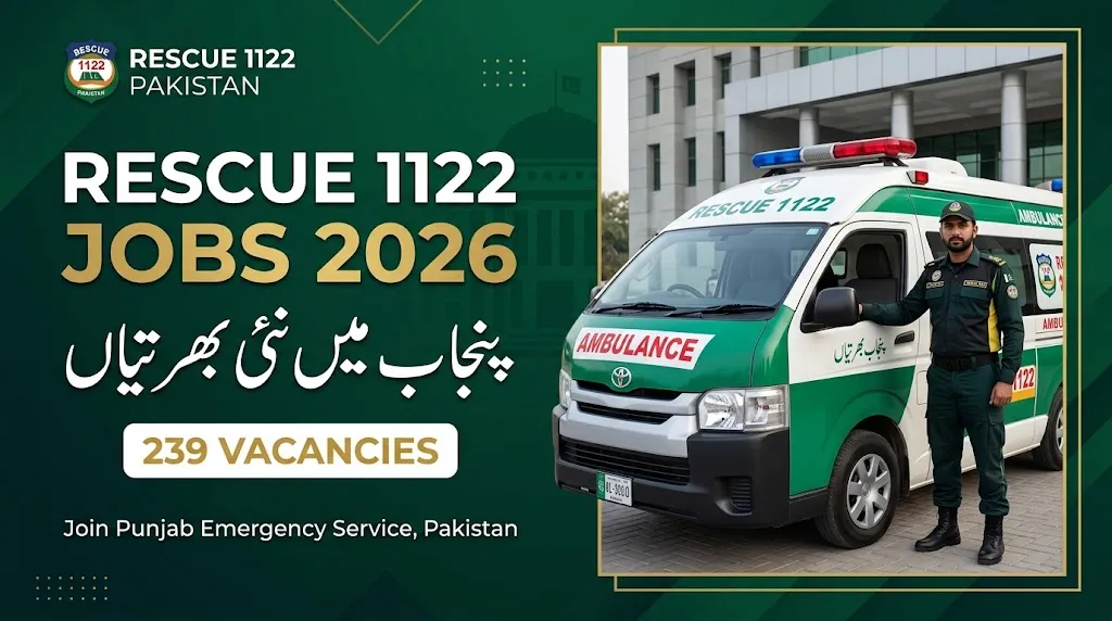Rescue 1122 Jobs 2026 Punjab – 239 Vacancies, Eligibility & Apply