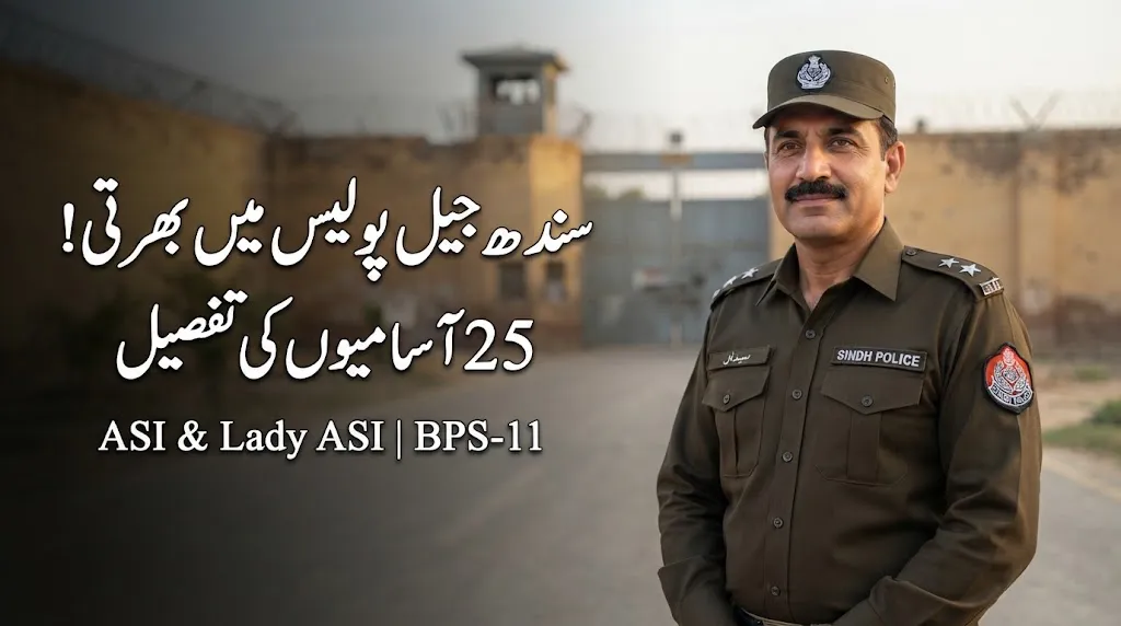 Sindh Jail Police Jobs 2026 Check ASI Vacancies, Eligibility & Age Limit