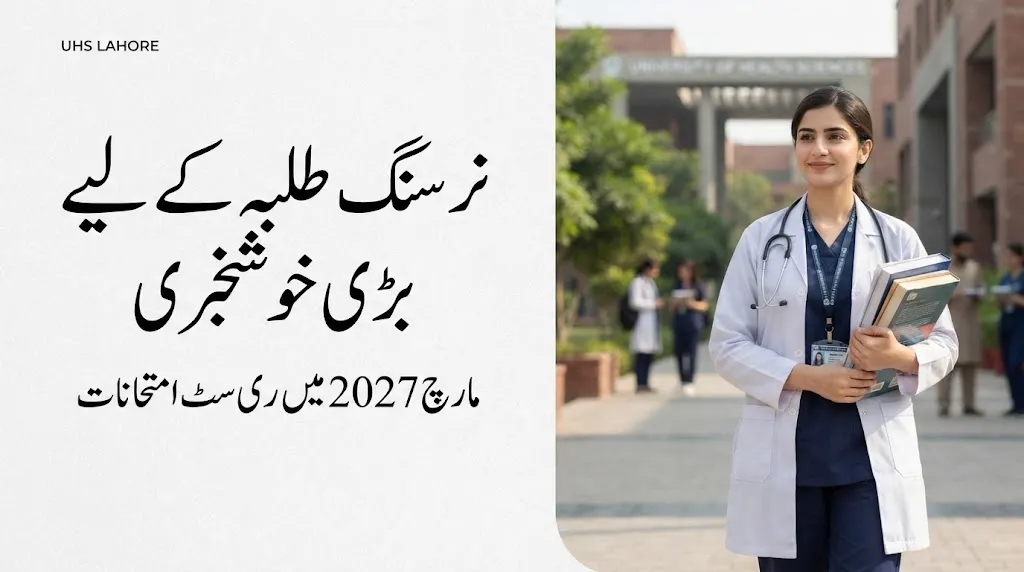 UHS Gives Major Relief to Nursing Students, Resit Exams Announced for March 2027
